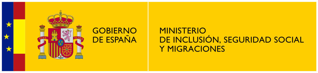 Logo mInisterio de inclusion seguridad social y migraciones